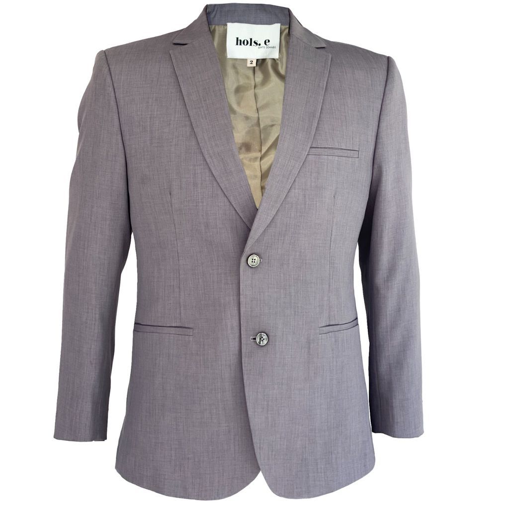 Men's Pink / Purple Lavender Stretch Suiting Tailored Jacket M/L hols. e