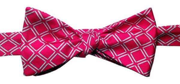 Men's Pink / Purple Lazyjack The Knife Bow Tie One Size Lazyjack Press