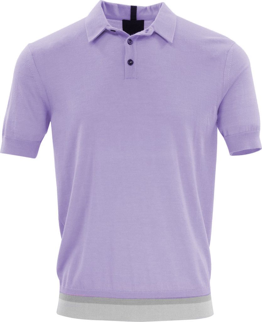 Men's Pink / Purple Pilgrim Polo Shirt - Lavender Extra Small Lords of Harlech