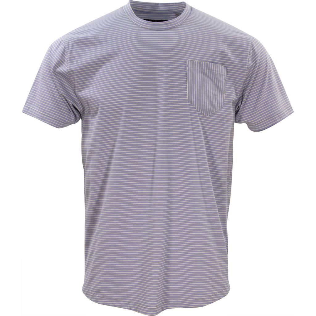 Men's Pink / Purple Tate Crew - Lavender & Yellow Stripe Extra Small Lords of Harlech