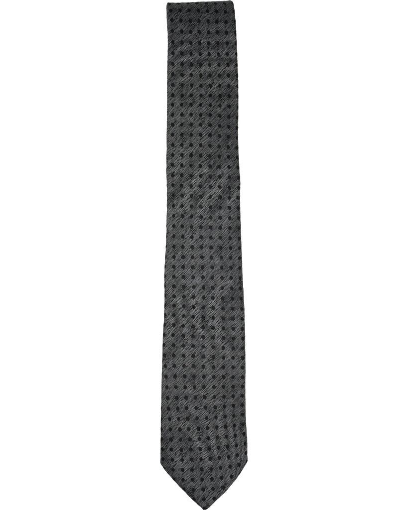 Men's Polka Black Tie One Size Lords of Harlech