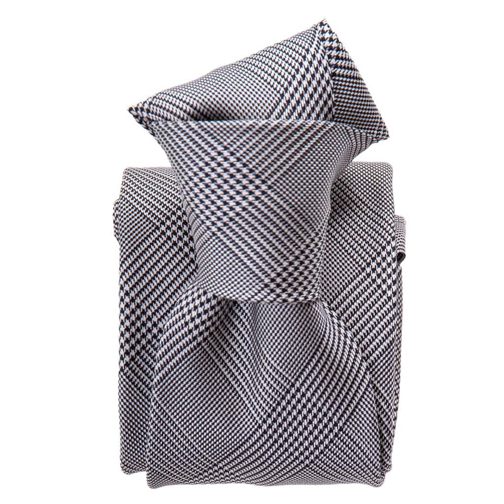 Men's Principe - Printed Silk Tie - Black One Size Elizabetta