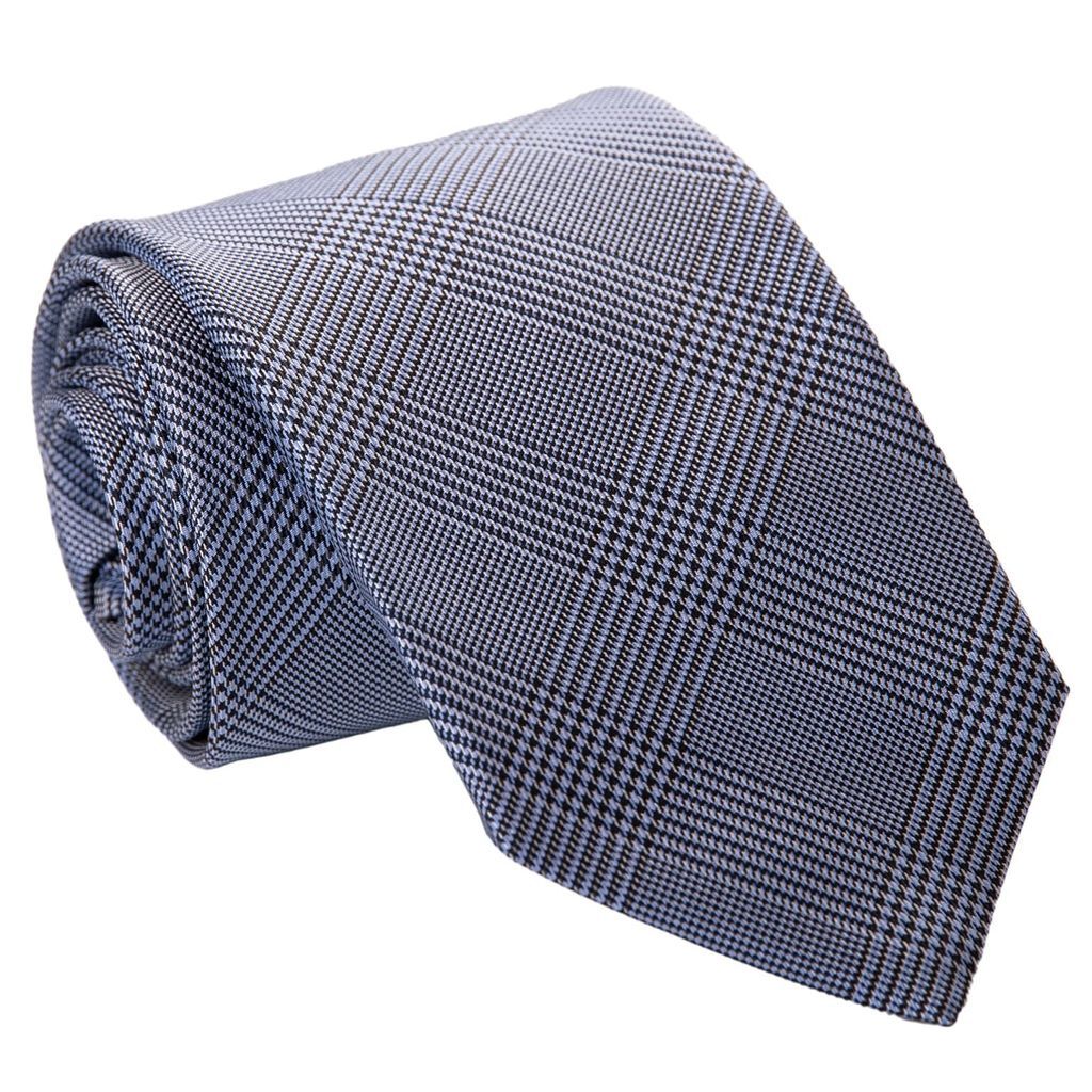 Men's Principe - Printed Silk Tie - Blue Xl One Size Elizabetta