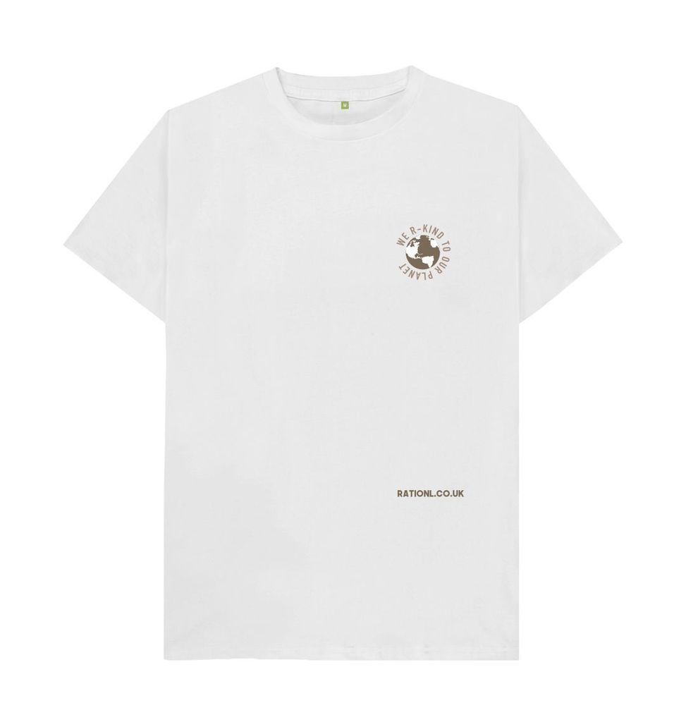 Men's R Kind T-Shirt - White Extra Small Ration. L