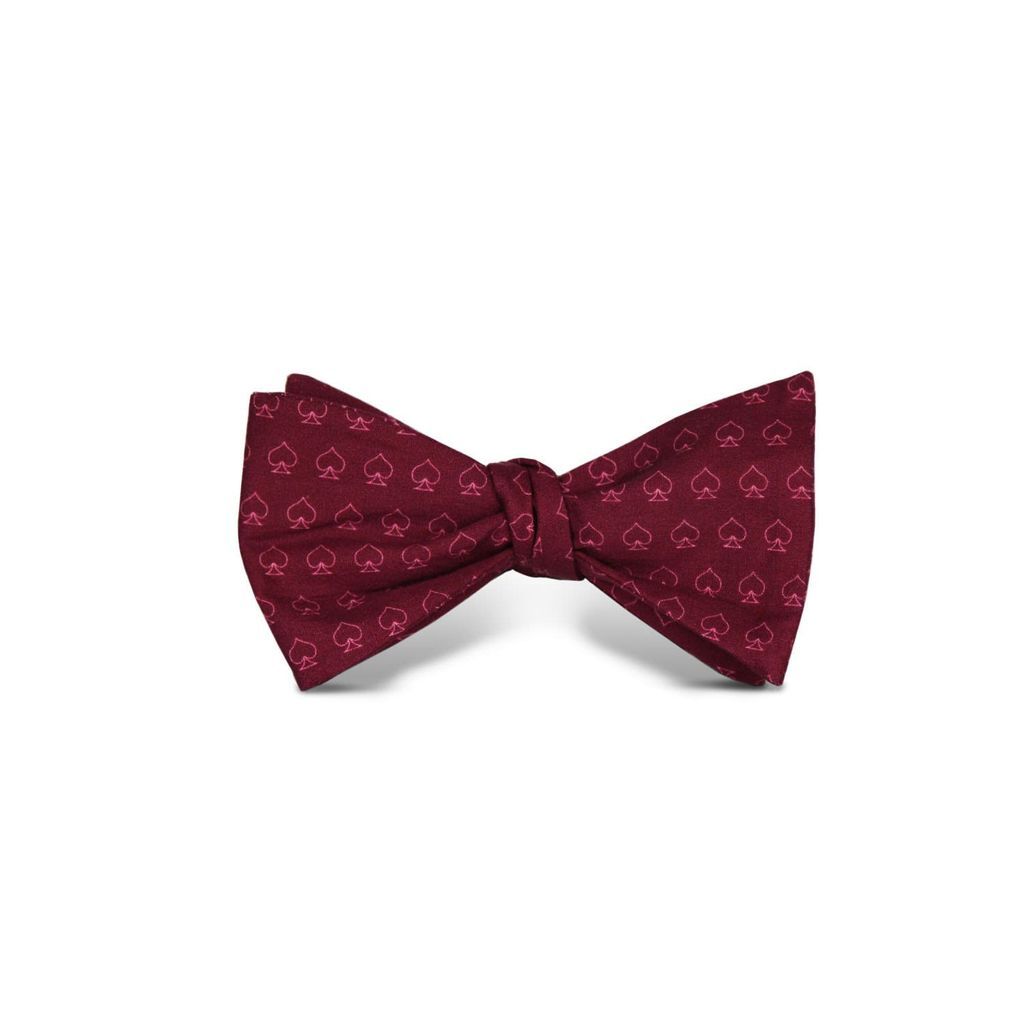 Men's Red Shade Of Spade Bow Tie One Size Tom Astin