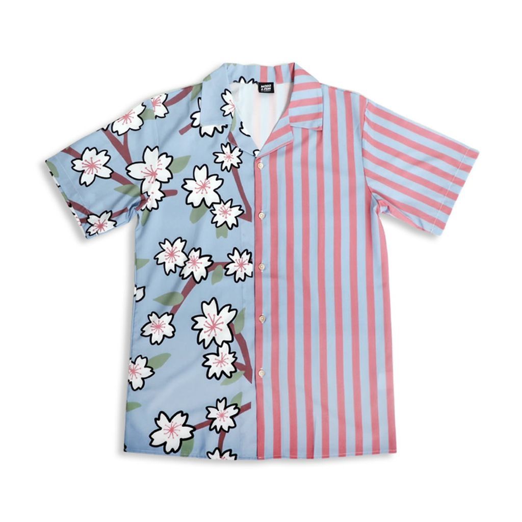 Men's Sakura Cuban Shirt Small MOODLABBYLORRAINE