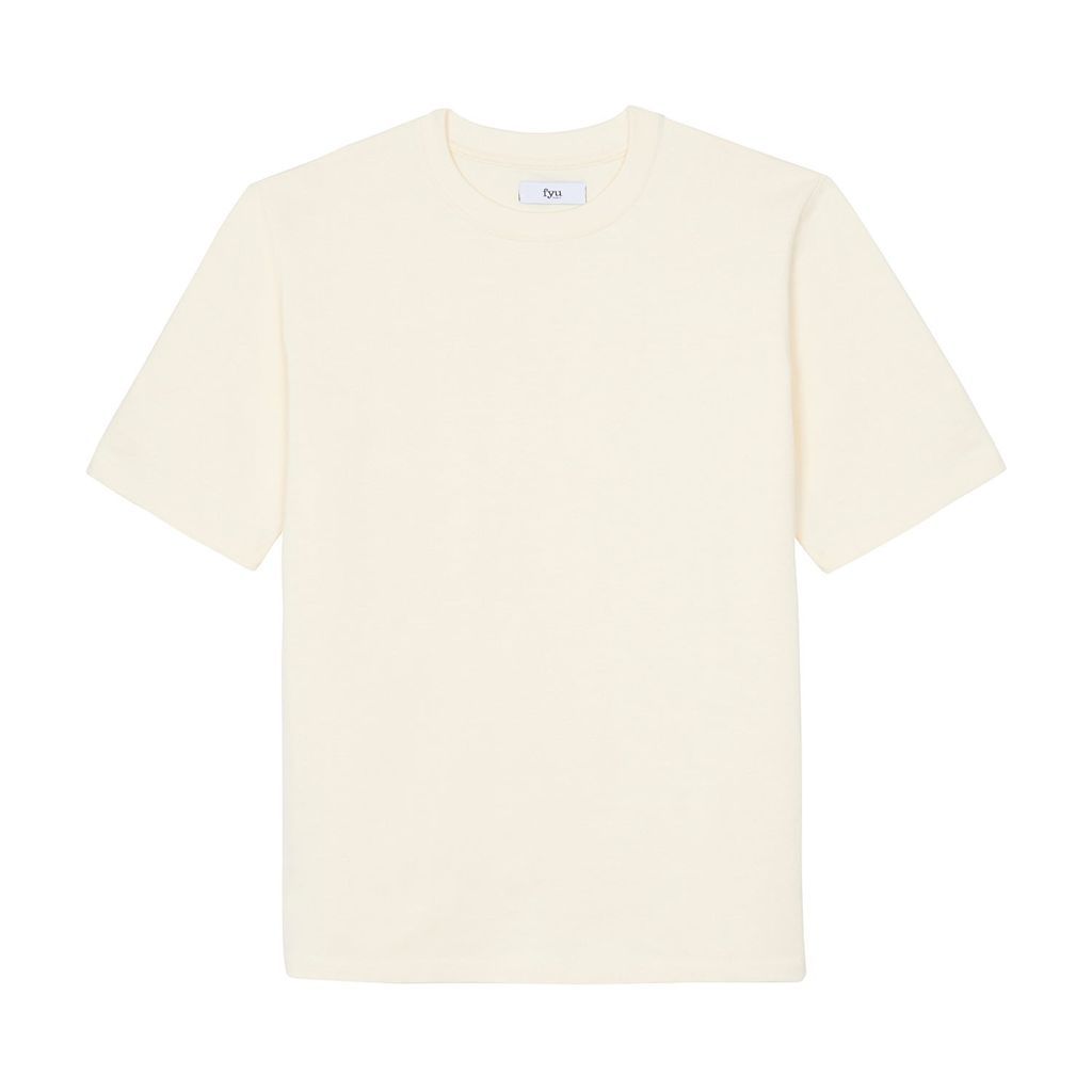 Men's Sam T-Shirt - Vanilla Extra Large FYU PARIS