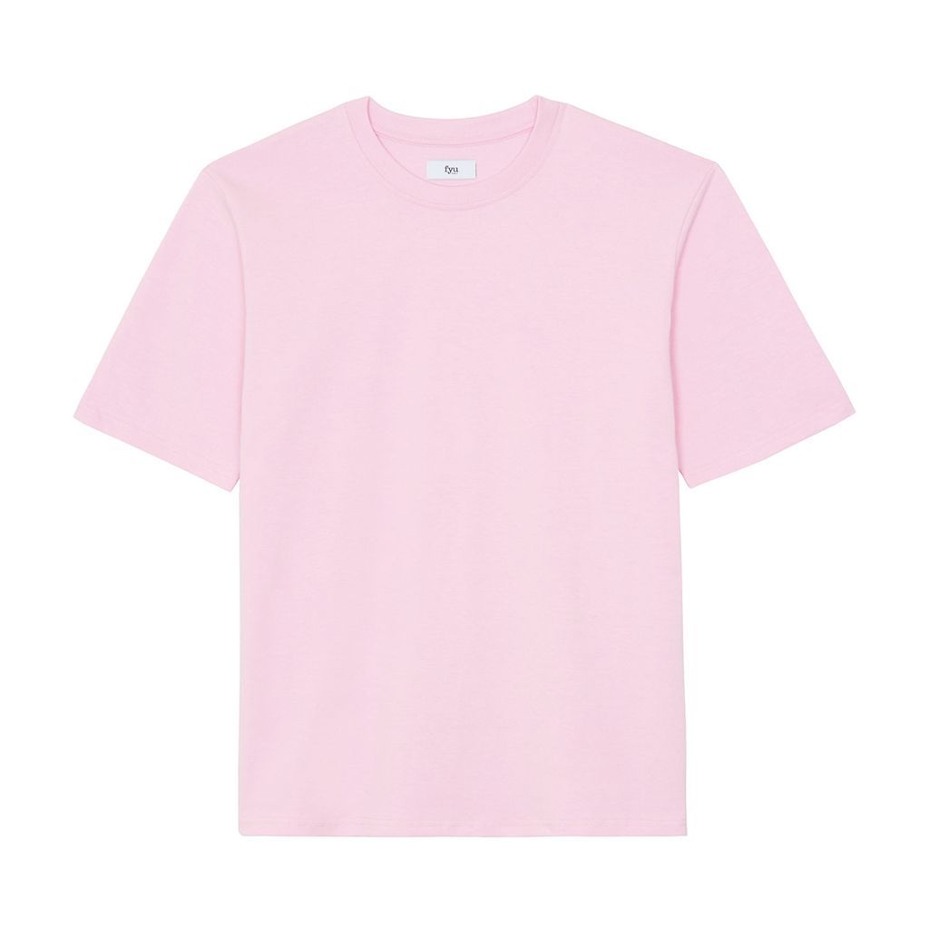 Men's Sam T-Shirt - Bonbon Pink Small FYU PARIS