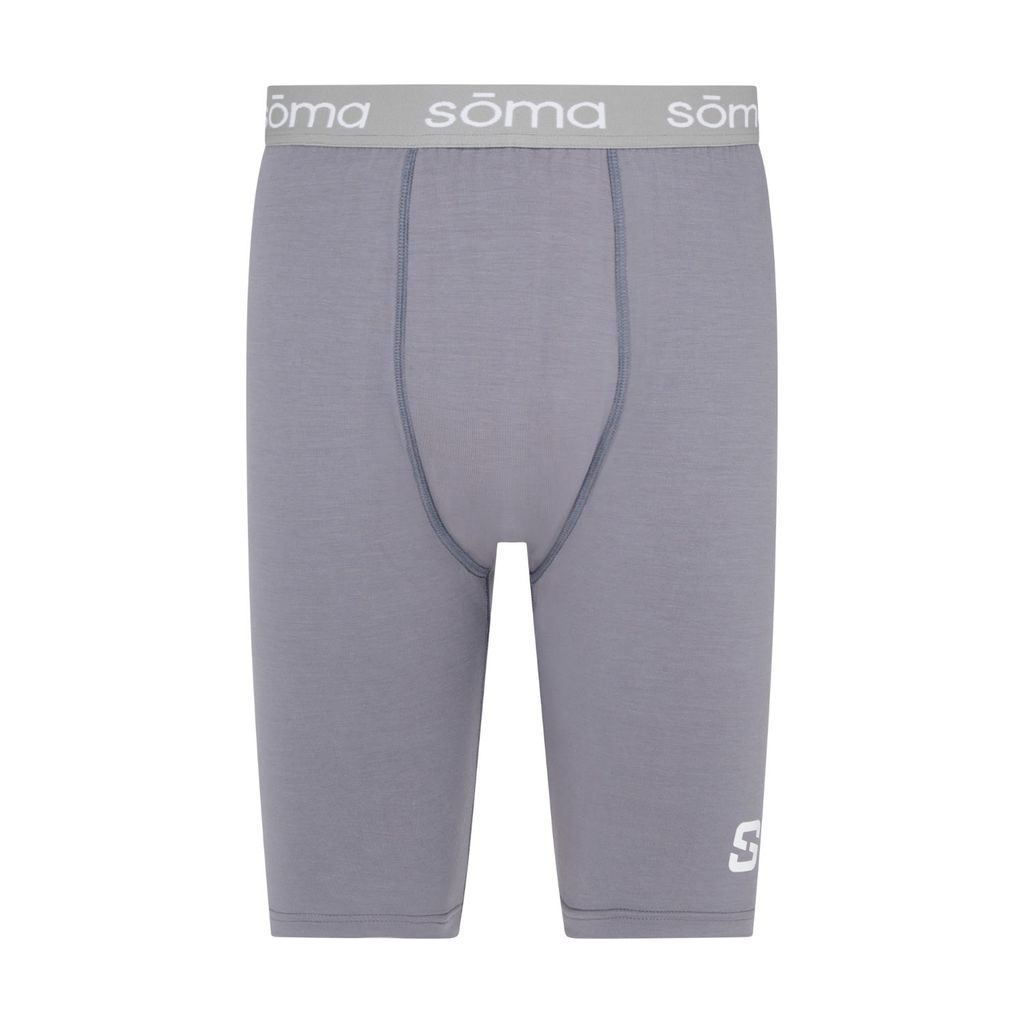 Men's Sōma Shorts With Pure Silver - Grey Small Sōma Sportswear