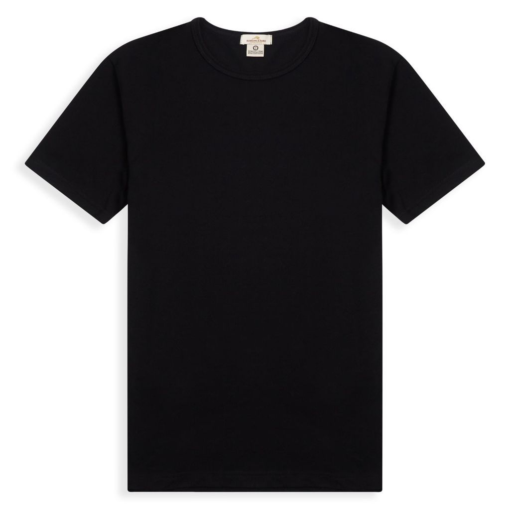 Men's T-Shirt - Black Small Burrows & Hare