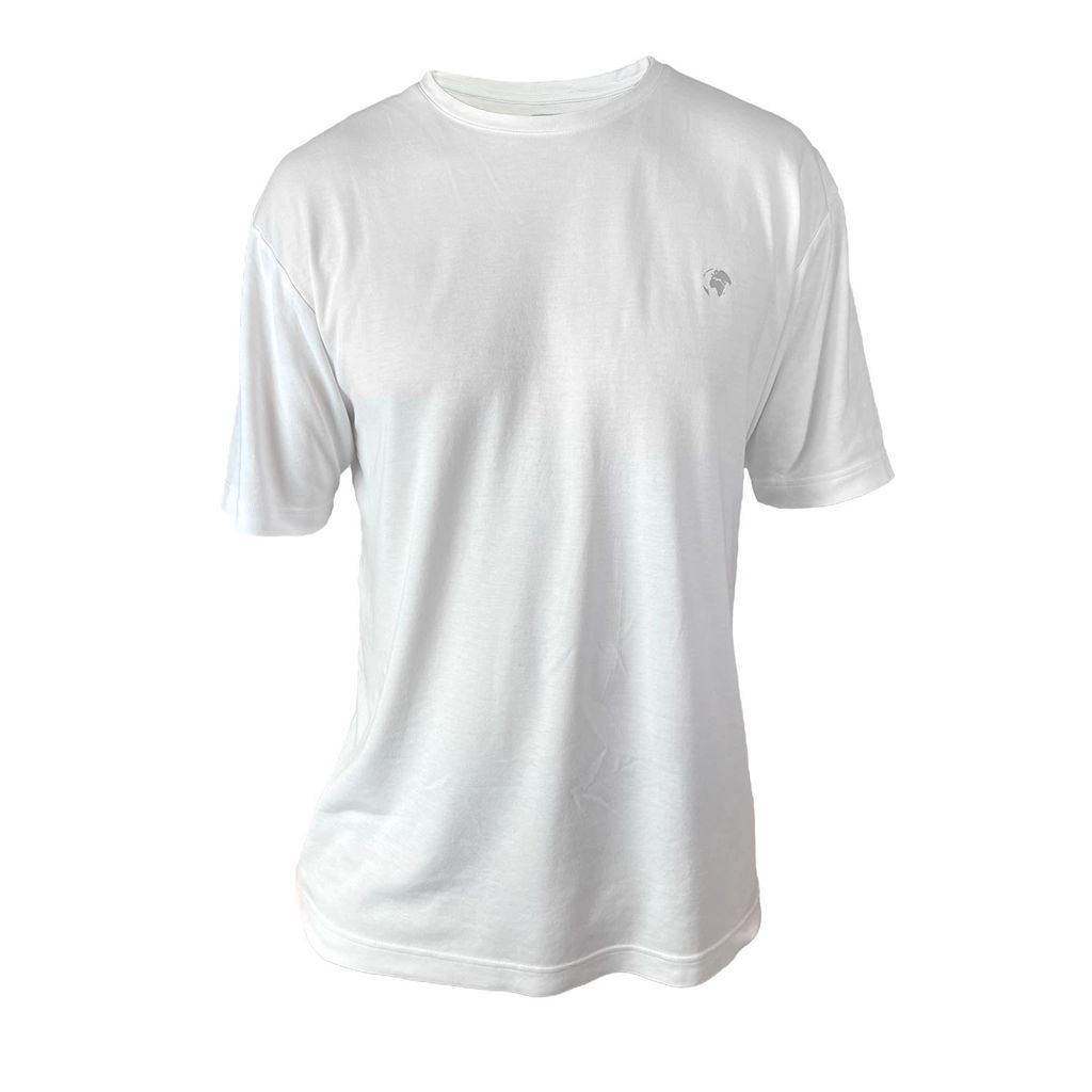Men's Tencel T-Shirt White Extra Small Hero By Ahlgreen
