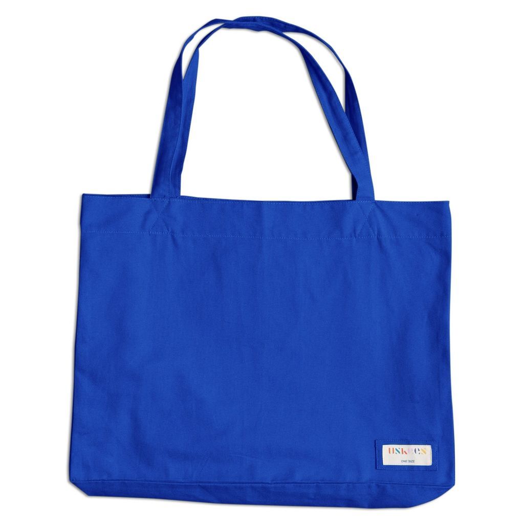 Men's The 4001 Large Organic Tote Bag - Ultra Blue One Size Uskees
