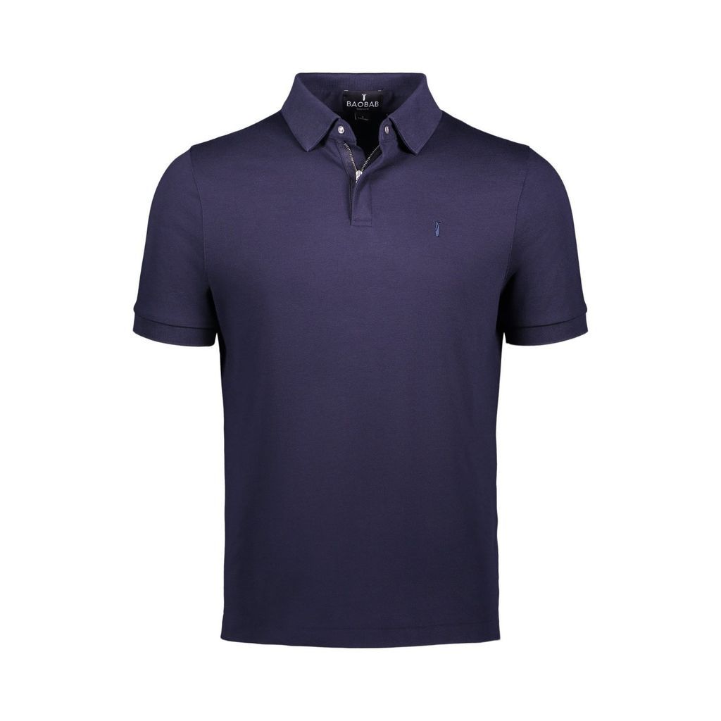 Men's The Perfect Polo Short Sleeve - Blue Small Baobab