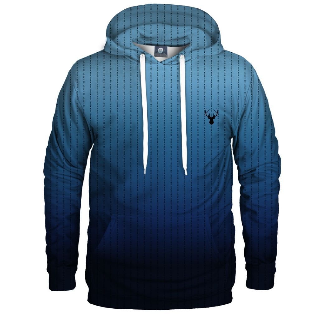 Men's Ultra Blue Hoodie Extra Small Aloha From Deer
