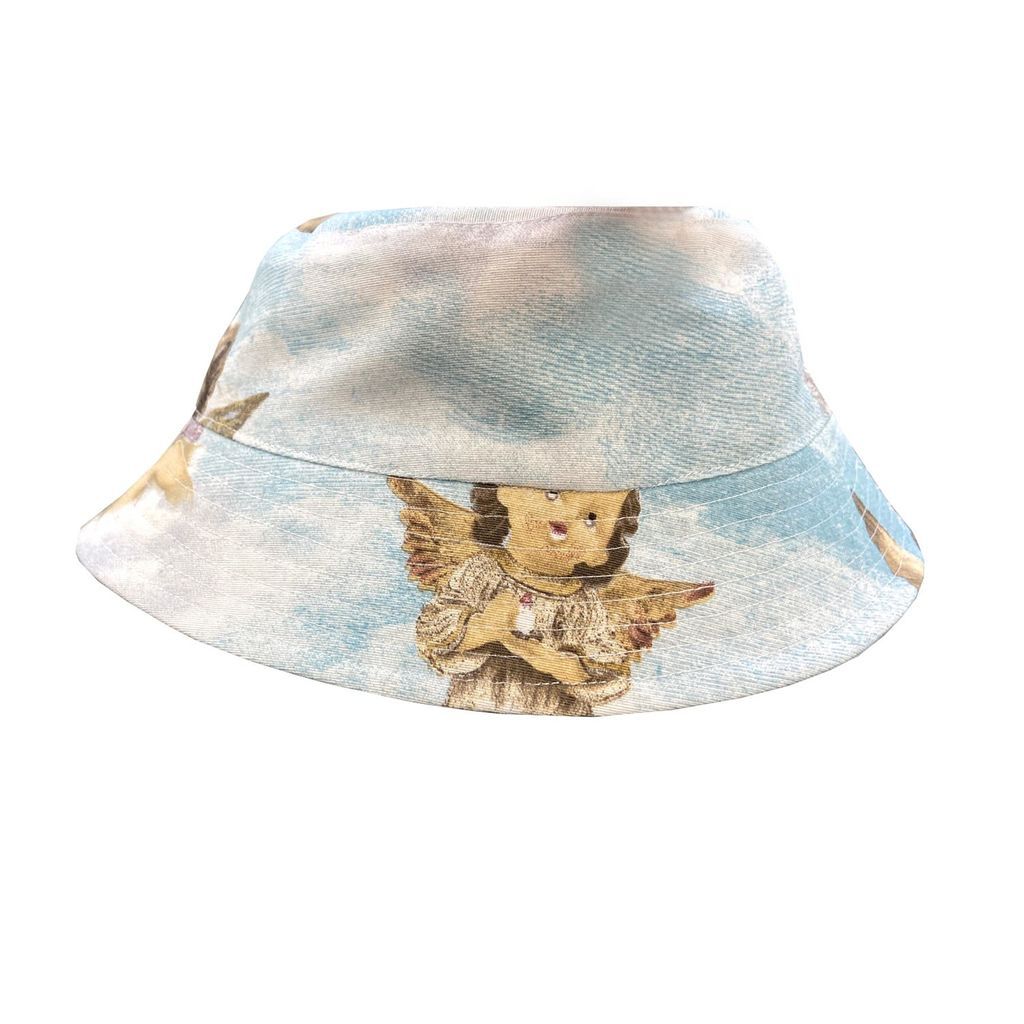 Men's Unisex Boujee Blue Sky Print Bucket Hat Quillattire