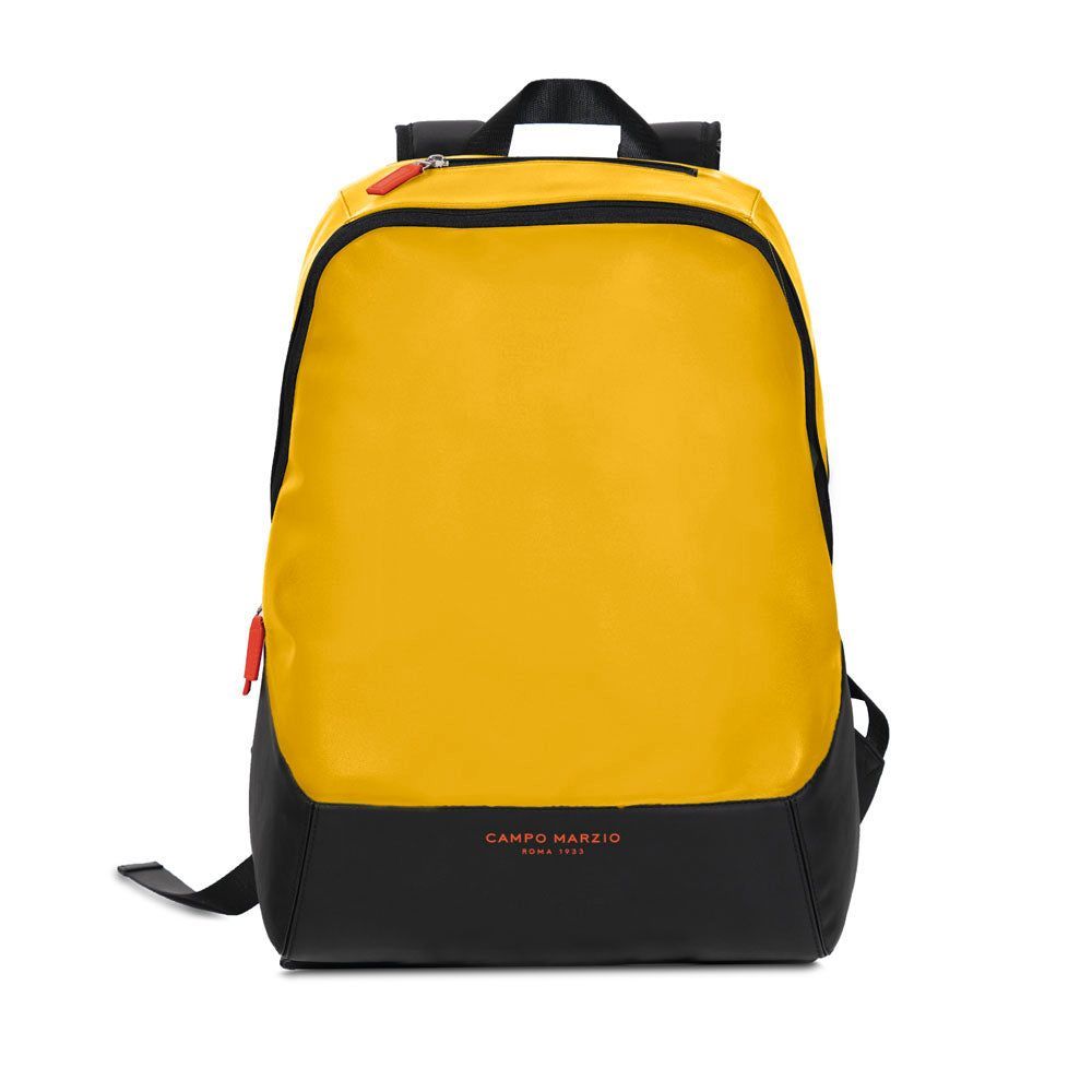 Men's Yellow / Orange Campo Marzio Holborn Organiser Backpack 1 Compartment - Yellow One Size