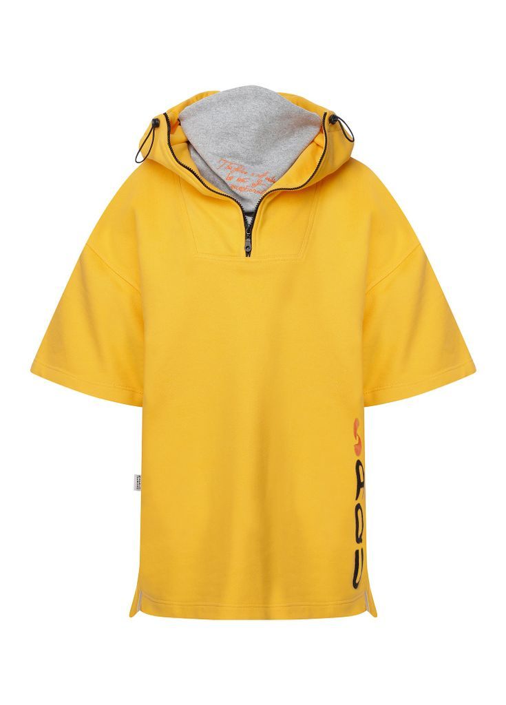 Men's Yellow / Orange Emuq Hooded And Guarded Sweat - Yellow Xs/S NASAQU