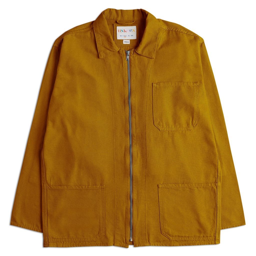 Men's Yellow / Orange The 3002 Zip-Front Jacket - Yellow Extra Small Uskees