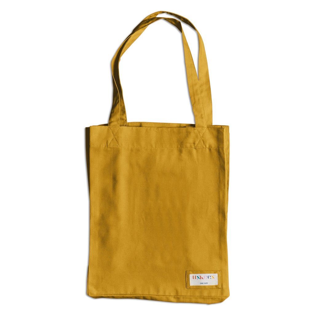Men's Yellow / Orange The 4002 Small Organic Tote Bag - Yellow One Size Uskees