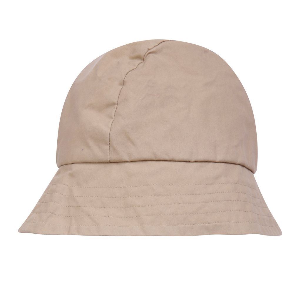 Neutrals Fisherman Hat - Men's Hat In Beige Waxed Cotton One Size LaneFortyfive