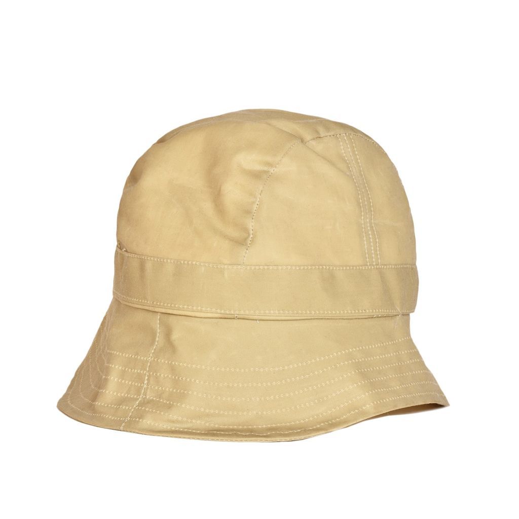 Neutrals Men's Jasoo Hat In Waxed Canvas Neutral LaneFortyfive