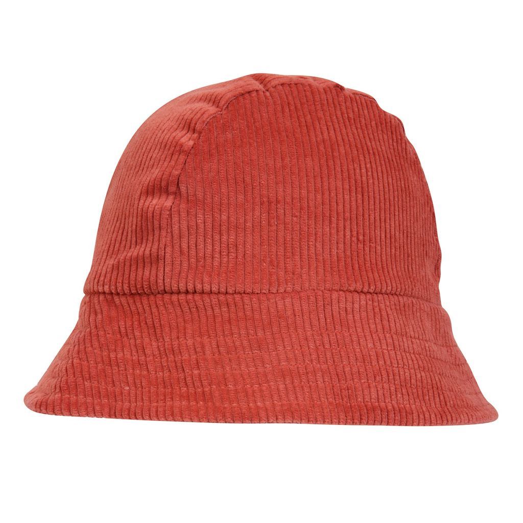 Yellow / Orange Fisherman Hat - Men's Hat In Rust Orange Corduroy One Size LaneFortyfive
