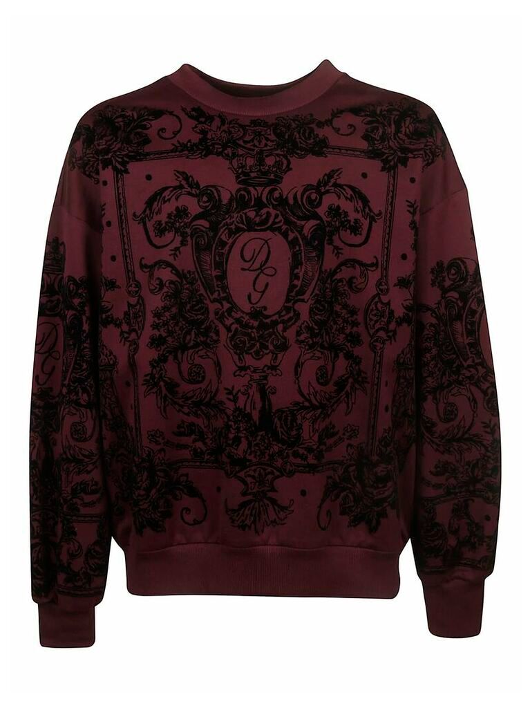 Dolce & Gabbana Initials Logo Print Sweatshirt