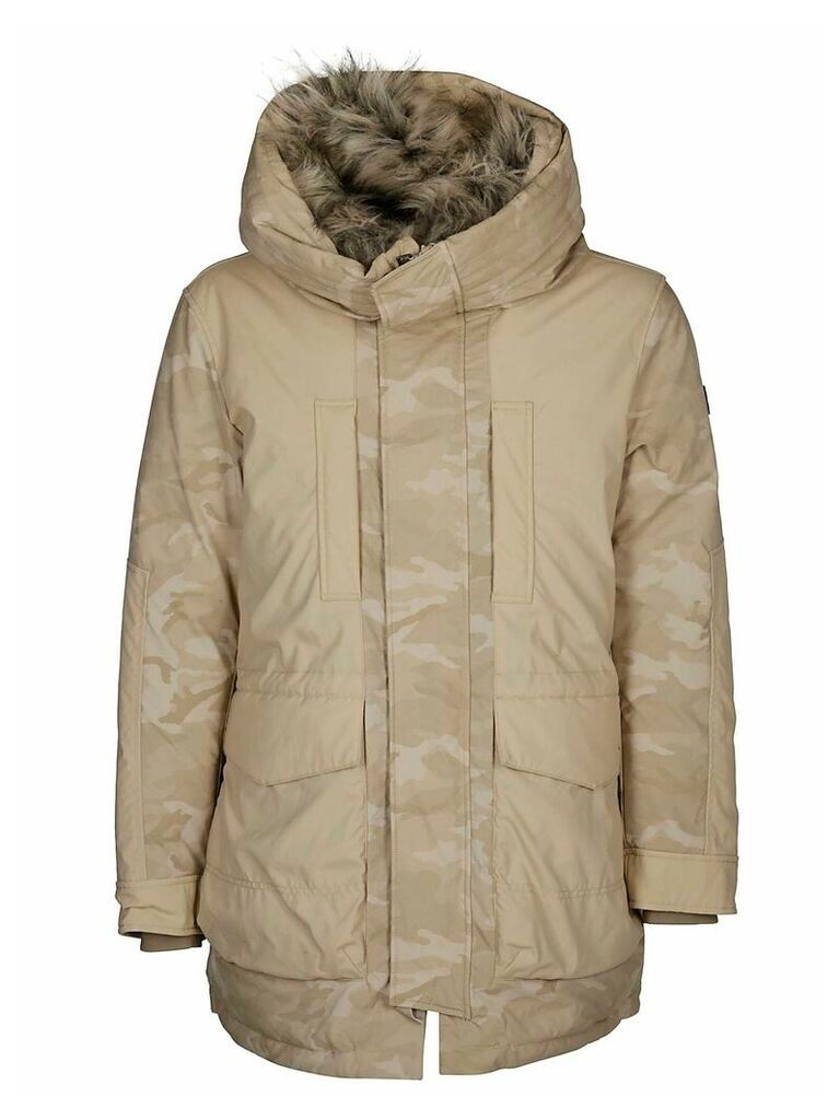 Woolrich Hooded Military Parka Coat