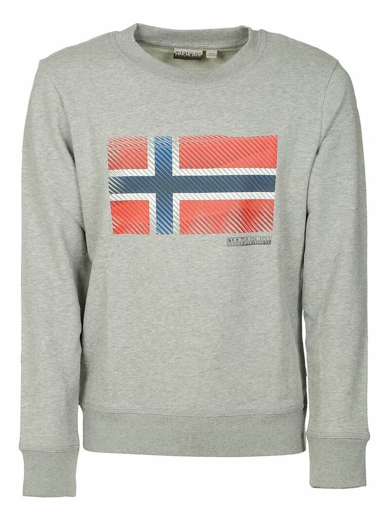 Napapijri Norway Flag Print Sweatshirt