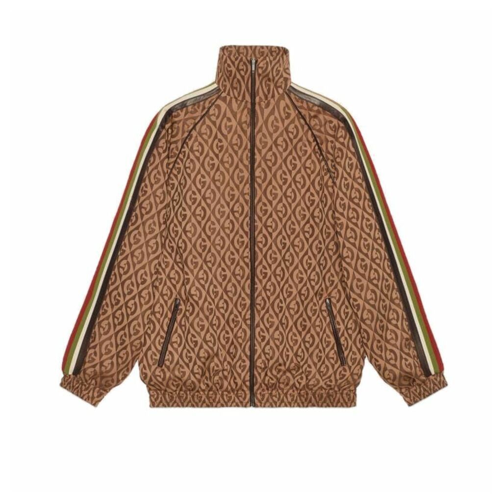 Gucci Gg Rombus Zipped Jacket