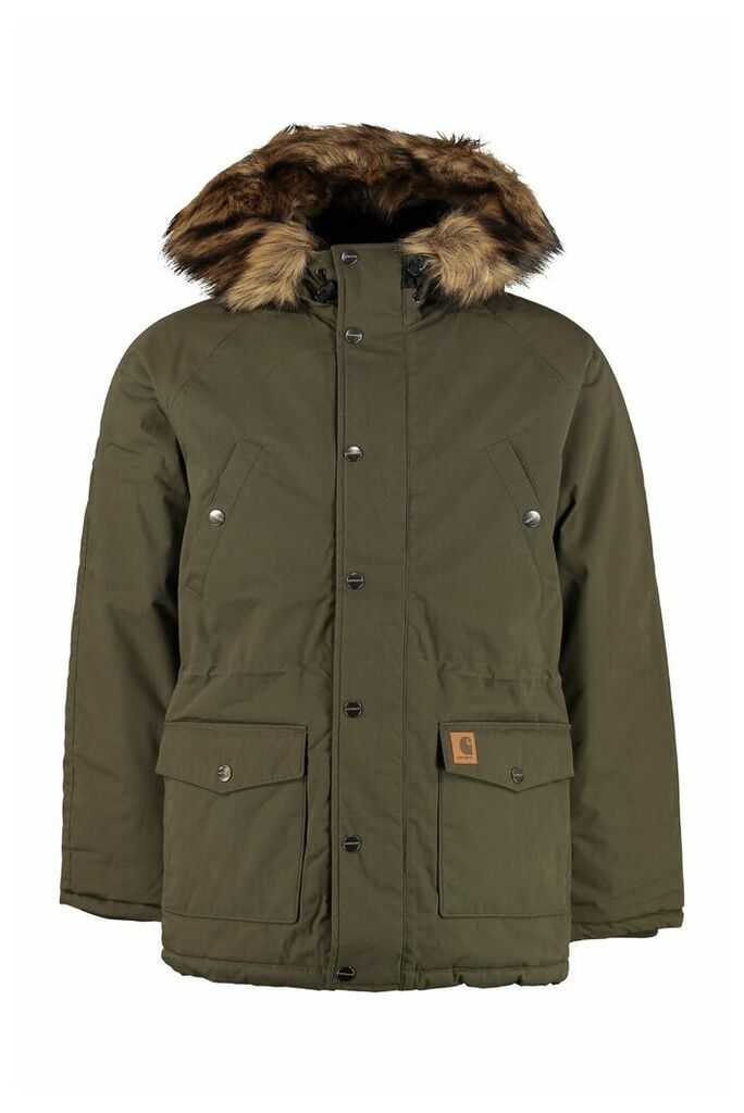 Carhartt Trapper Padded Parka With Faux Fur Hood
