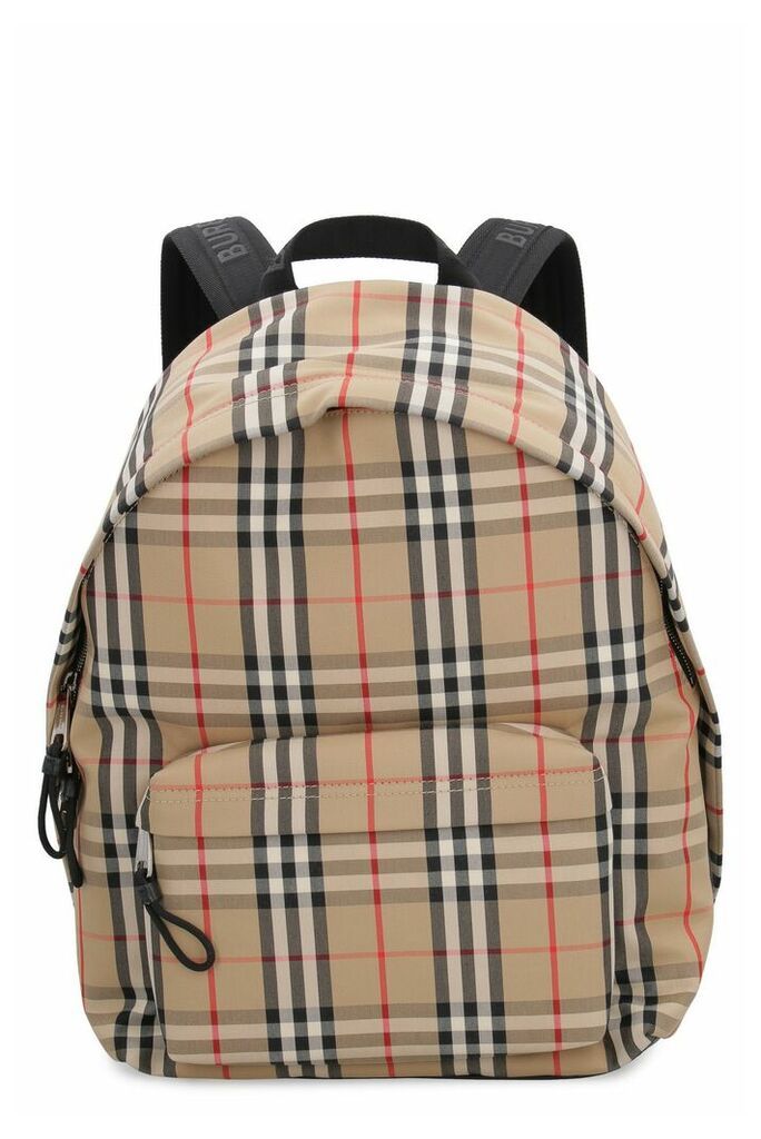 Vintage Check Nylon Backpack