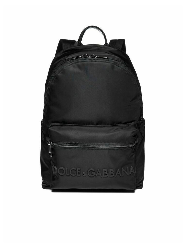 Vulcano Logo Nylon Backpack