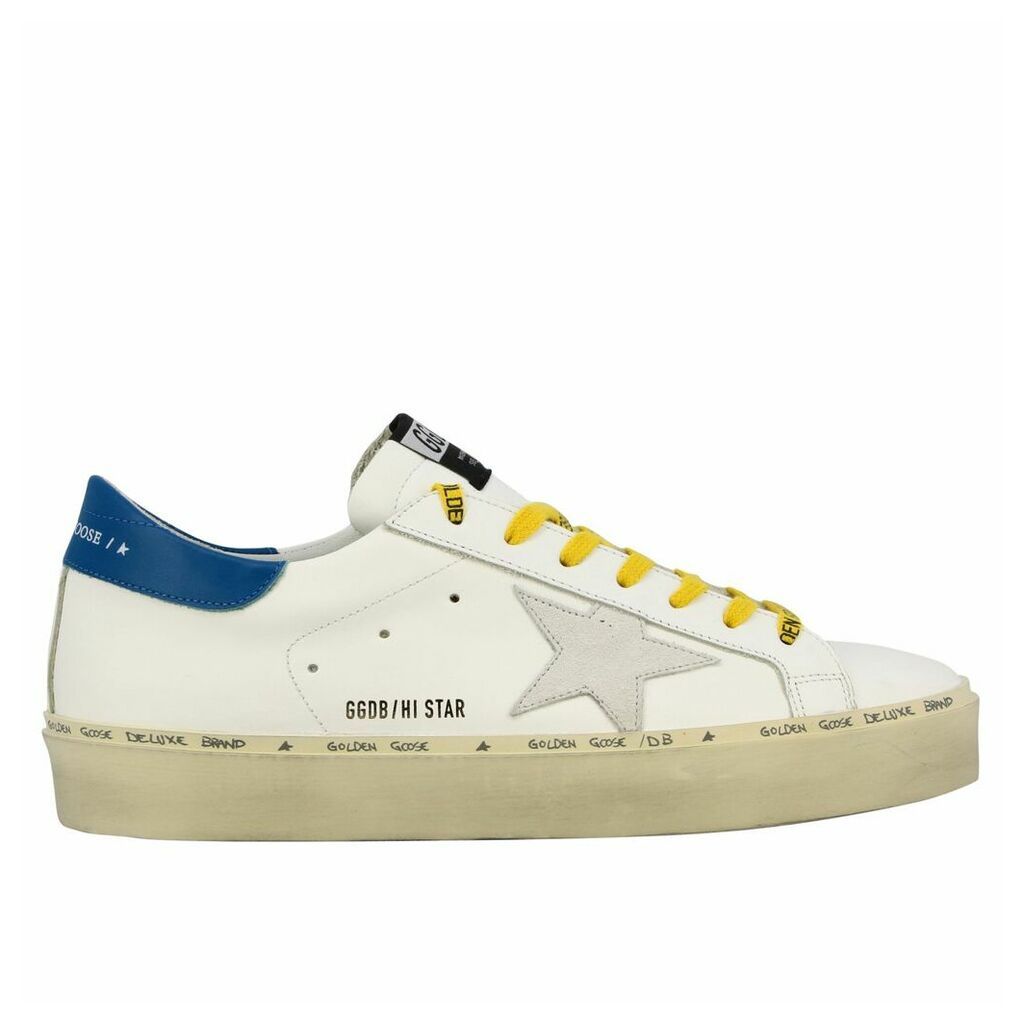 Sneakers Golden Goose Hi Star Sneakers In Leather With Suede Star
