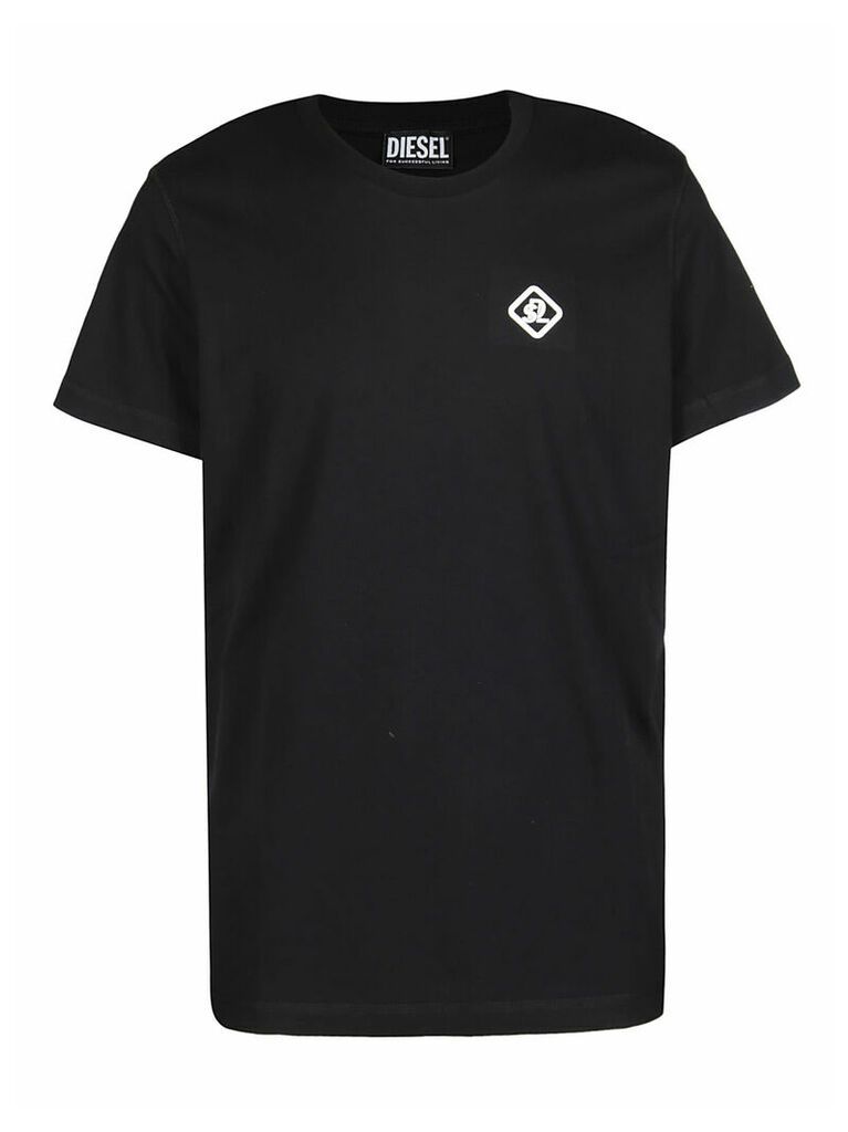 Diesel Black Cotton T-shirt