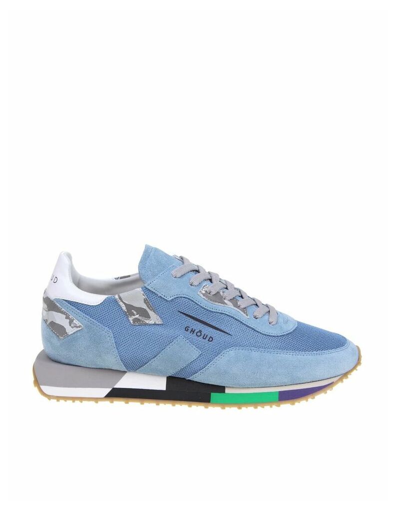 Rush Sneakers In Light Blue Fabric