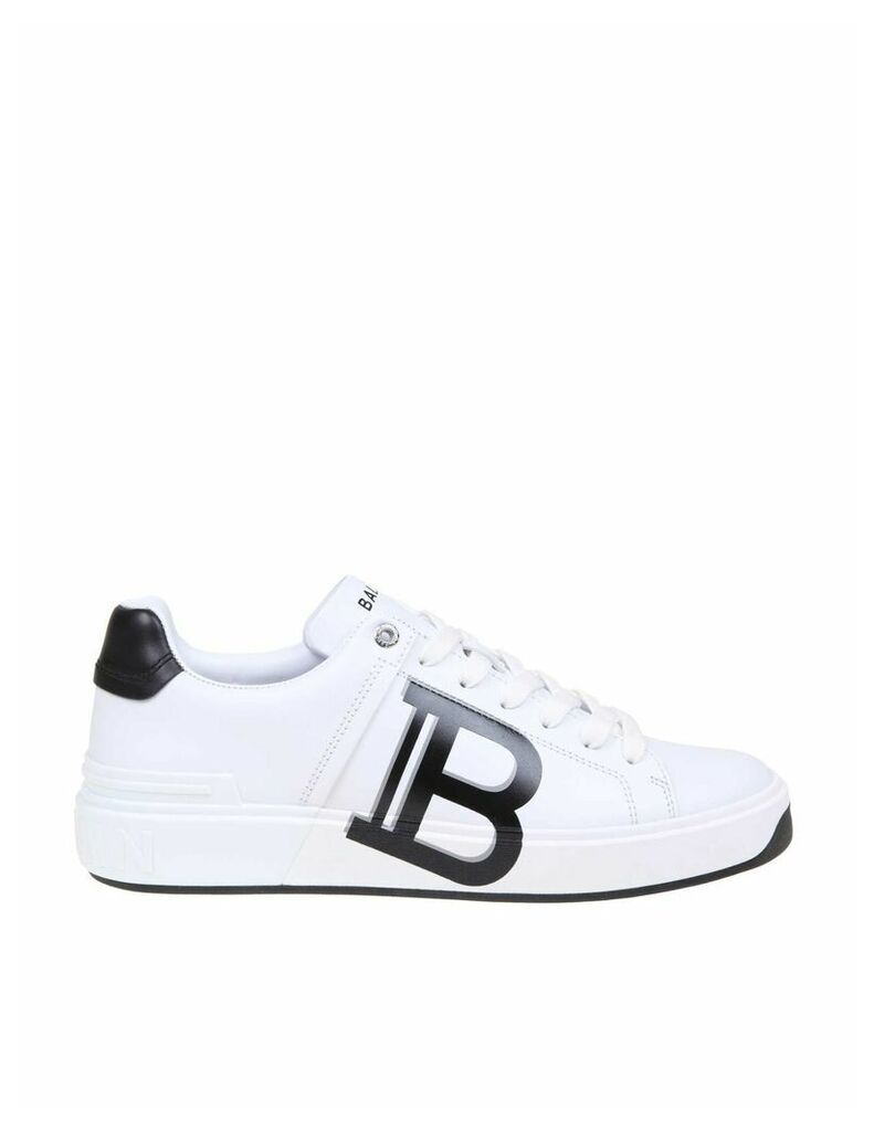 B-court Sneakers In White Leather