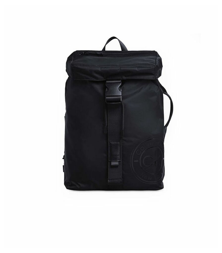 Black Backpack With Flap