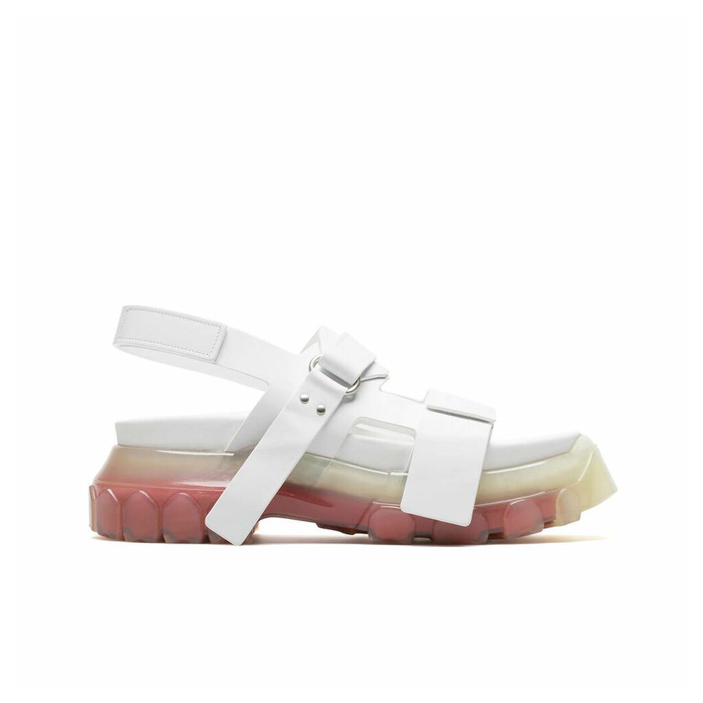 White Tractor Sandals