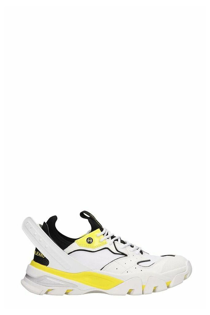 Calador Sneakers In White Synthetic Fibers