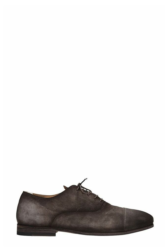 Revien 004 Lace Up Shoes In Brown Suede