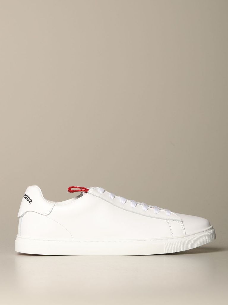 Sneakers Dsquared2 Sneakers In Leather With Logoed Band