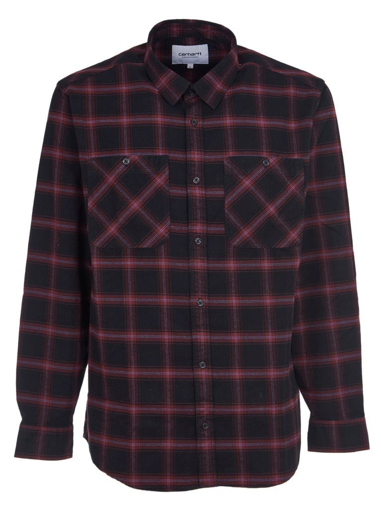 Black Shirt With Red Check