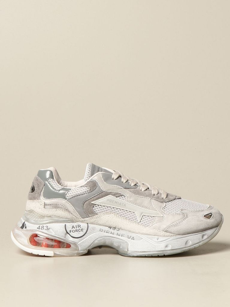 Sneakers Sharky Premiata Sneakers In Suede And Mesh