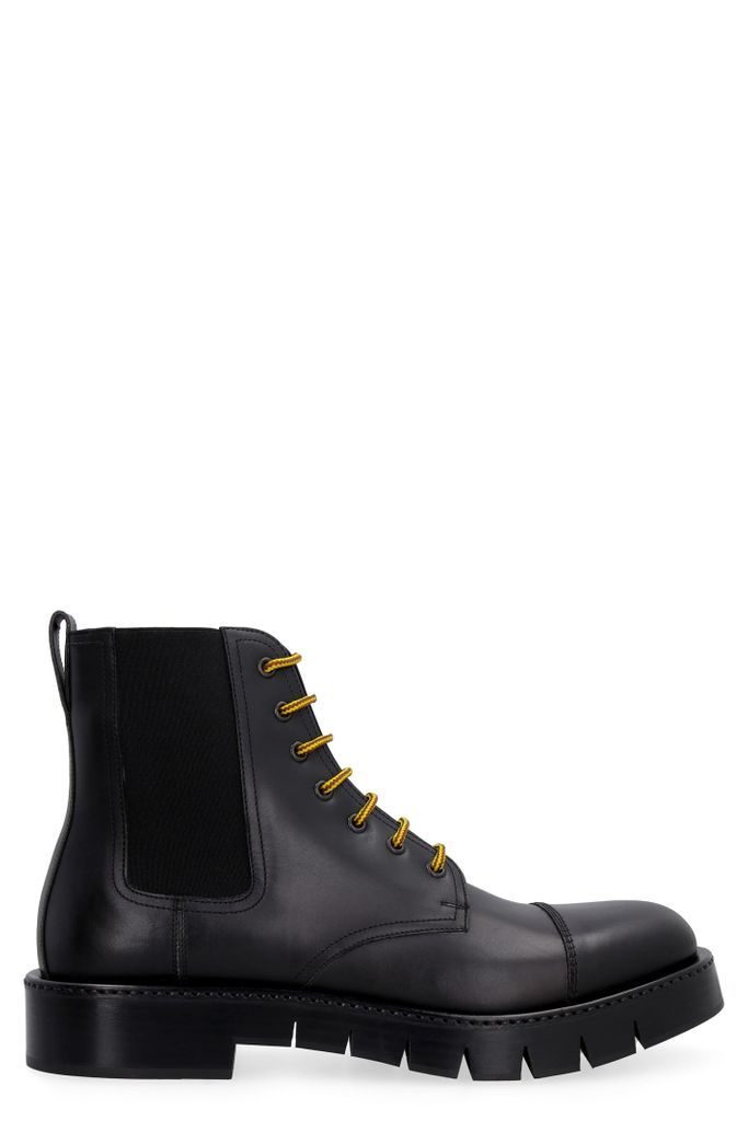 Rosco Leather Combat Boots