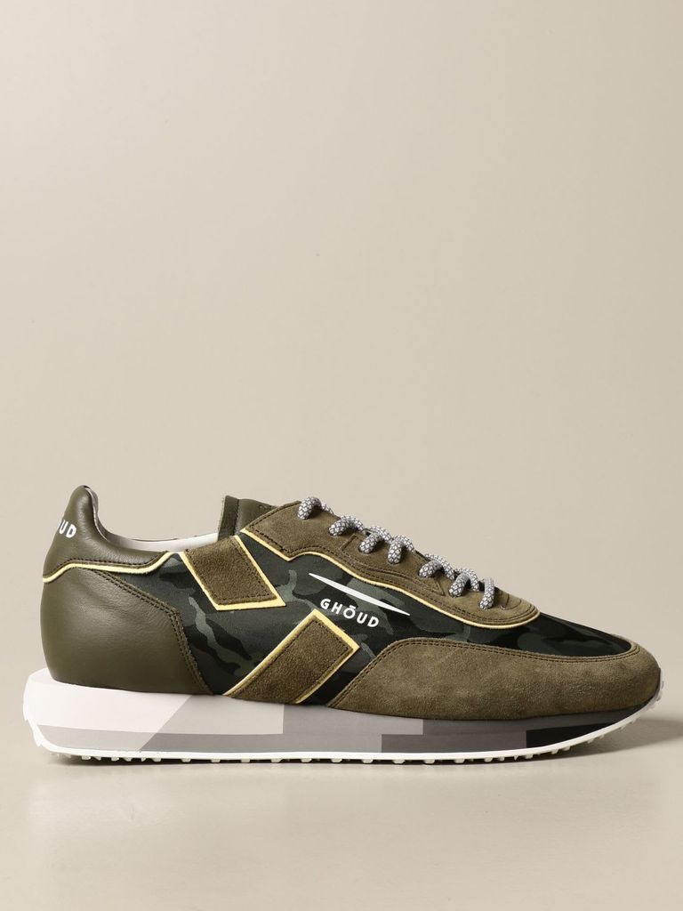 Sneakers Rush-m Ghoud Sneakers In Camouflage Suede And Nylon