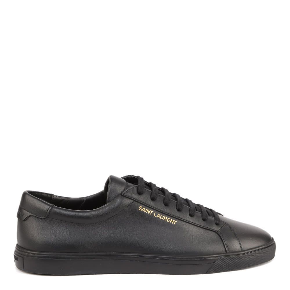 Black Leather Andy Sneakers