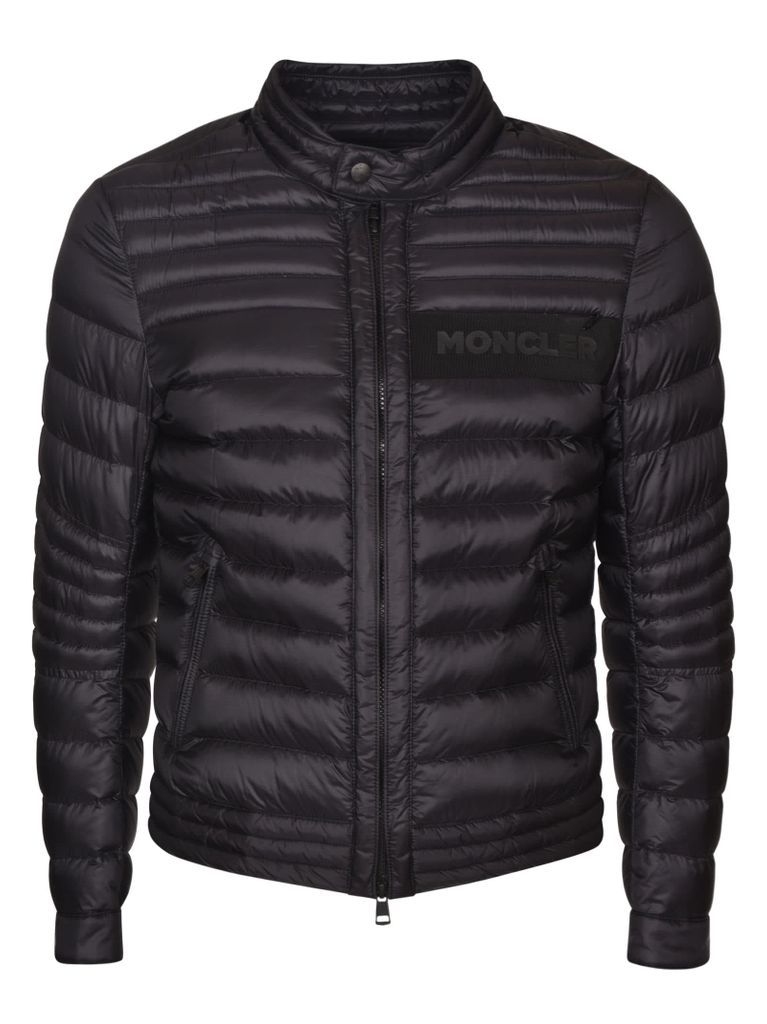 Buttoned Collar Padded Bomber