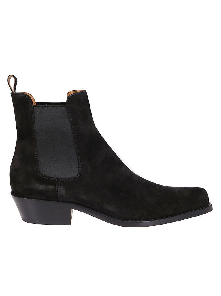 Black Leather Dalton Boots