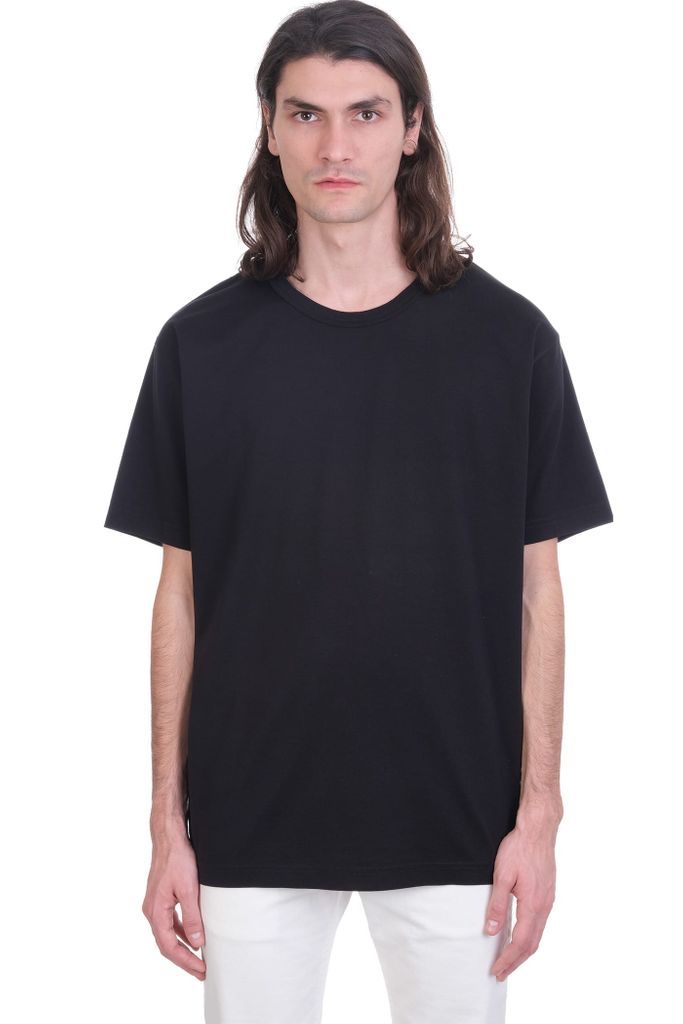 Evert T-shirt In Black Cotton